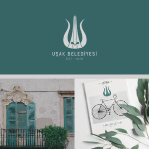 uşak belediyesi, kurumsal kimlik, uşak logo tasarım